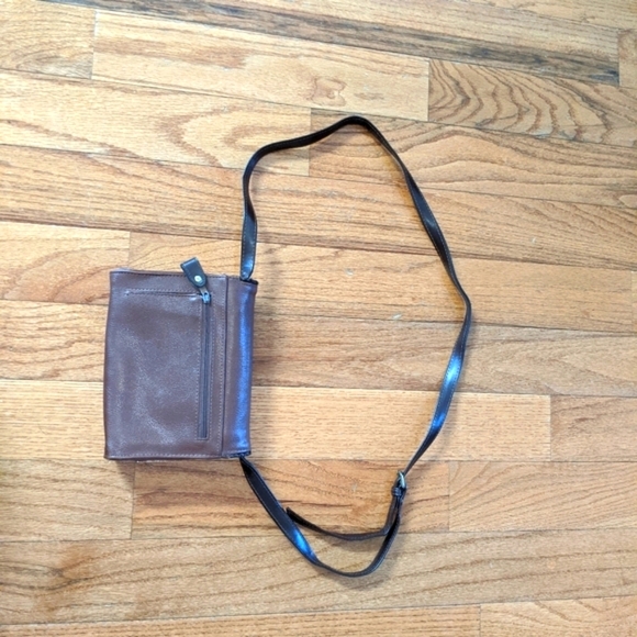 Liz Claiborne Square Brown Purse - Picture 6 of 8